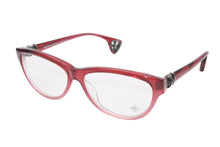 Load image into Gallery viewer, CHROME HEARTS クロムハーツ MONTHLY'S マンスリー グラデーション アセテート シルバー925 レッド シルバー金具 美品 中古 4b012361