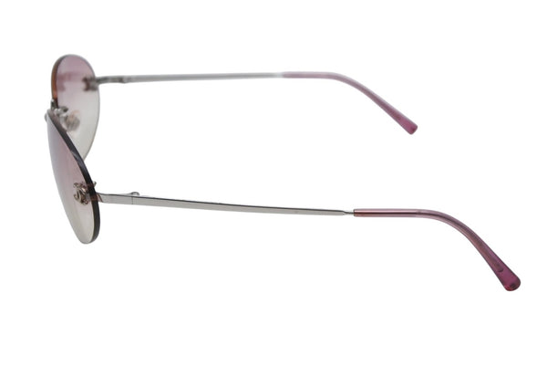 CHANEL シャネル ココマーク サングラス 4013 c124/58 ピンク プラスチック サイズ55□18 135 美品 中古 4b012427