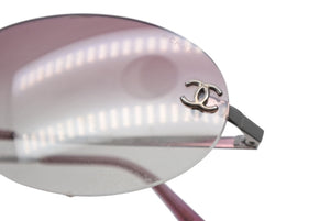 CHANEL シャネル ココマーク サングラス 4013 c124/58 ピンク プラスチック サイズ55□18 135 美品 中古 4b012427