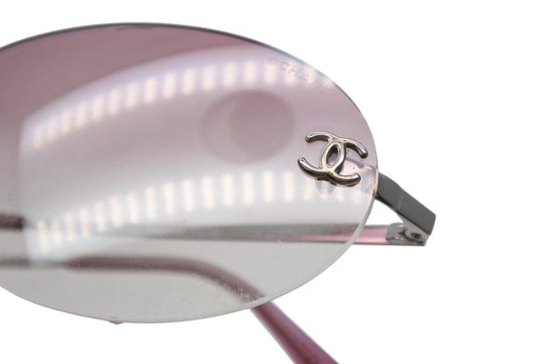 CHANEL シャネル ココマーク サングラス 4013 c124/58 ピンク プラスチック サイズ55□18 135 美品 中古 4b012427