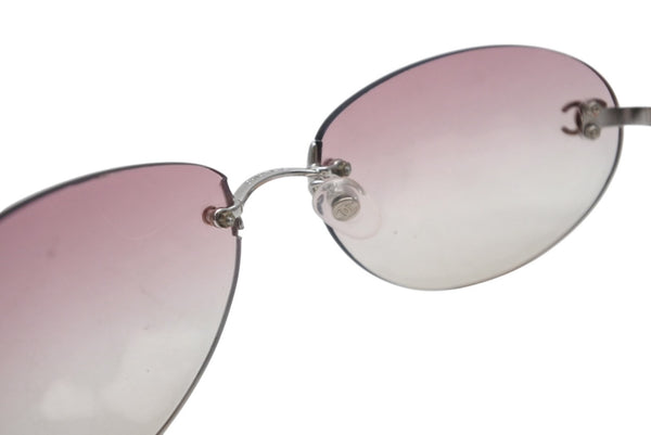CHANEL シャネル ココマーク サングラス 4013 c124/58 ピンク プラスチック サイズ55□18 135 美品 中古 4b012427