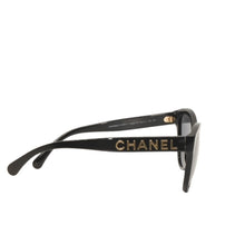 Load image into Gallery viewer, CHANEL シャネル サングラス アイウェア 5458-A c.622/T8 サイズ55□17 140 ココマーク ブラック 美品 中古 4b012416