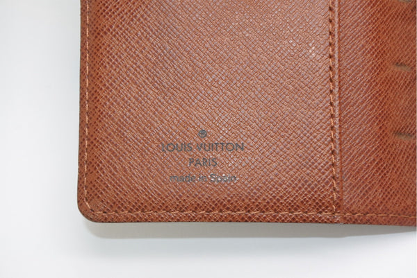 極美品 LOUIS VUITTON ルイヴィトン 手帳カバー アジェンダPM モノグラムパンダ 村上隆 R20011 ブラウン マルチカラー 中古 4b013437