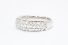 Load image into Gallery viewer, 新品未使用 プラチナ リング 指輪 1.05ct 重量約7.12g サイズ13号 Pt900刻印 パヴェ ダイヤモンド シルバー クリア 中古 4b013448