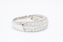 Load image into Gallery viewer, 新品未使用 プラチナ リング 指輪 1.05ct 重量約7.12g サイズ13号 Pt900刻印 パヴェ ダイヤモンド シルバー クリア 中古 4b013448