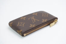 Load image into Gallery viewer, LOUIS VUITTON ルイヴィトン モノグラム ポシェット クレ コインケース 小銭入れ M62650 ロゴ ブラウン 美品 中古 4b013439