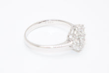 Load image into Gallery viewer, 新品未使用 K18WG リング 指輪 0.5ct 重量約2.80g サイズ15号 ホワイトゴールド パヴェ ダイヤモンド シルバー クリア 中古 4b013450