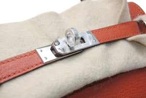 新品未使用 エルメス HERMES U刻印 ミニケリー2 キュイーブル ローズメキシコ シェーブル 外縫 2WAY ショルダーバッグ 中古 4b012546