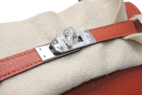 新品未使用 エルメス HERMES U刻印 ミニケリー2 キュイーブル ローズメキシコ シェーブル 外縫 2WAY ショルダーバッグ 中古 4b012546