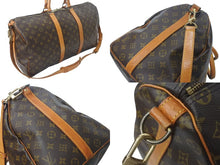 画像をギャラリービューアに読み込む, LOUIS VUITTON ルイヴィトン キーポルバンドリエール50 モノグラムキャンバス M41416 ボストンバッグ 美品 中古 4b001252