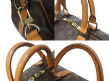 画像をギャラリービューアに読み込む, LOUIS VUITTON ルイヴィトン キーポルバンドリエール50 モノグラムキャンバス M41416 ボストンバッグ 美品 中古 4b001252