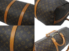 画像をギャラリービューアに読み込む, LOUIS VUITTON ルイヴィトン キーポルバンドリエール50 モノグラムキャンバス M41416 ボストンバッグ 美品 中古 4b001252
