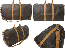 画像をギャラリービューアに読み込む, LOUIS VUITTON ルイヴィトン キーポルバンドリエール50 モノグラムキャンバス M41416 ボストンバッグ 美品 中古 4b001254