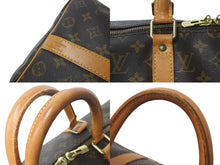 画像をギャラリービューアに読み込む, LOUIS VUITTON ルイヴィトン キーポルバンドリエール50 モノグラムキャンバス M41416 ボストンバッグ 美品 中古 4b001254