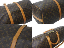 画像をギャラリービューアに読み込む, LOUIS VUITTON ルイヴィトン キーポルバンドリエール50 モノグラムキャンバス M41416 ボストンバッグ 美品 中古 4b001254