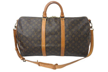 画像をギャラリービューアに読み込む, LOUIS VUITTON ルイヴィトン キーポルバンドリエール50 モノグラムキャンバス M41416 ボストンバッグ 美品 中古 4b001255
