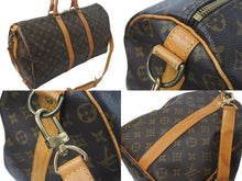 画像をギャラリービューアに読み込む, LOUIS VUITTON ルイヴィトン キーポルバンドリエール50 モノグラムキャンバス M41416 ボストンバッグ 美品 中古 4b001255