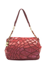 Load image into Gallery viewer, 極美品 CHANEL シャネル チェーンワンショルダーバッグ 12番台 ココマーク ラムスキン ボルドー パッチワーク ゴールド金具 中古 4b012573