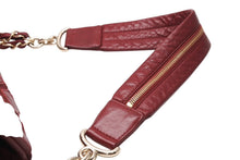 Load image into Gallery viewer, 極美品 CHANEL シャネル チェーンワンショルダーバッグ 12番台 ココマーク ラムスキン ボルドー パッチワーク ゴールド金具 中古 4b012573