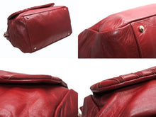 Load image into Gallery viewer, 極美品 CHANEL シャネル チェーンワンショルダーバッグ 12番台 ココマーク ラムスキン ボルドー パッチワーク ゴールド金具 中古 4b012573