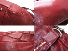 Load image into Gallery viewer, 極美品 CHANEL シャネル チェーンワンショルダーバッグ 12番台 ココマーク ラムスキン ボルドー パッチワーク ゴールド金具 中古 4b012573