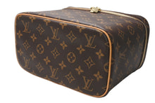 Load image into Gallery viewer, 極美品 LOUIS VUITTON ルイヴィトンニースBB バニティバッグ ハンドバッグ M42265 モノグラム PVC レザー ブラウン 中古 4b012861