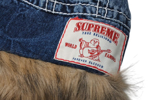 新品未使用 Supreme シュプリーム x TRUE RELIGION トゥルーレリジョン GORE-TEX ゴアテックス トラッパー デニム 22FW 中古 4b012577
