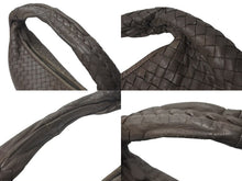 画像をギャラリービューアに読み込む, BOTTEGAVENETA ボッテガヴェネタ イントレチャート ホーボー ハンドバッグ イタリア製 レザー シルバー金具 ベージュ 美品 中古 4b001266