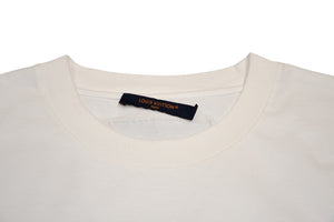 極美品 LOUIS VUITTON ルイヴィトン LVバード シグネチャ―プリンテッド 半袖Tシャツ RM232 NPG HPY83W ホワイト ブラック サイズ4L 中古 4b012690