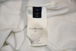 極美品 LOUIS VUITTON ルイヴィトン LVバード シグネチャ―プリンテッド 半袖Tシャツ RM232 NPG HPY83W ホワイト ブラック サイズ4L 中古 4b012690
