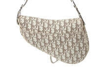 Load image into Gallery viewer, Christian Dior クリスチャンディオール サドルバッグ エンブロイダリー ガリアーノ期 ハンドバッグ ベージュ 2004年 美品 中古 4b001270