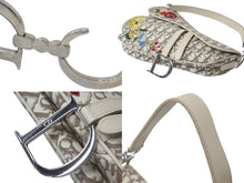 Load image into Gallery viewer, Christian Dior クリスチャンディオール サドルバッグ エンブロイダリー ガリアーノ期 ハンドバッグ ベージュ 2004年 美品 中古 4b001270