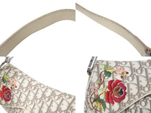 Load image into Gallery viewer, Christian Dior クリスチャンディオール サドルバッグ エンブロイダリー ガリアーノ期 ハンドバッグ ベージュ 2004年 美品 中古 4b001270