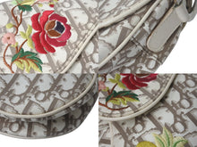 Load image into Gallery viewer, Christian Dior クリスチャンディオール サドルバッグ エンブロイダリー ガリアーノ期 ハンドバッグ ベージュ 2004年 美品 中古 4b001270