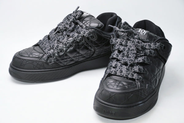 新品未使用 Dior ディオール × ERL イーアールエル 23AW B9S スケーター スニーカー 3SN288ZTT サイズ44 カナージュ カーフスキン 中古 4b012705