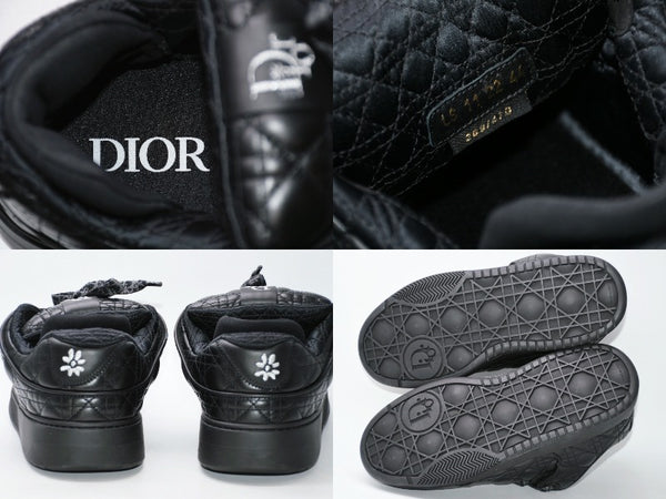 新品未使用 Dior ディオール × ERL イーアールエル 23AW B9S スケーター スニーカー 3SN288ZTT サイズ44 カナージュ カーフスキン 中古 4b012705