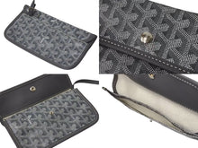 画像をギャラリービューアに読み込む, 極美品 GOYARD ゴヤール サック アンジュGM トートバッグ ポーチ付き リバーシブル PVCコーティングキャンバス グレー 中古 4b001271