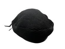 画像をギャラリービューアに読み込む, 新品同様 GUCCI グッチ GG クロシェ ベレー ハット ブラック コットン 656574 帽子 ロゴ 小物 サイズL 中古 4b001278