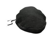画像をギャラリービューアに読み込む, 新品同様 GUCCI グッチ GG クロシェ ベレー ハット ブラック コットン 656574 帽子 ロゴ 小物 サイズL 中古 4b001278