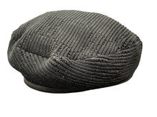 画像をギャラリービューアに読み込む, 新品同様 GUCCI グッチ GG クロシェ ベレー ハット ブラック コットン 656574 帽子 ロゴ 小物 サイズL 中古 4b001278