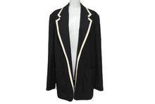 画像をギャラリービューアに読み込む, 極美品 HERMES エルメス カシミヤ テーラードジャケット サイズ38 ダークブラウン アイボリー マルジェラ期 中古 4b001279