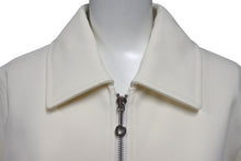 画像をギャラリービューアに読み込む, 新品同様 HERMES エルメス マイクロジップジャケット 4E0200DR サイズ36 アイボリー ポリウレタン ビスコース 中古 4b001280