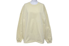 画像をギャラリービューアに読み込む, 極美品 BOTTEGAVENETA ボッテガヴェネタ 長袖Tシャツ 783386 サイズXXS オーバーサイズ イエロー コットン 中古 4b001282