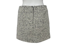 画像をギャラリービューアに読み込む, BOTTEGAVENETA ボッテガヴェネタ ミニスカート 813032 サイズ34 ウール ナイロン モヘヤ ホワイト ブラック 美品 中古 4b001283