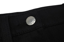 画像をギャラリービューアに読み込む, PRADA プラダ 5ポケット ベルベットデニムジーンズ GFP497 サイズ26S トライアングルロゴ 23AW ブラック 美品 中古 4b001285