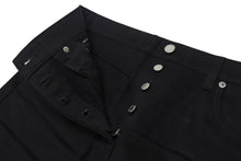 画像をギャラリービューアに読み込む, PRADA プラダ 5ポケット ベルベットデニムジーンズ GFP497 サイズ26S トライアングルロゴ 23AW ブラック 美品 中古 4b001285