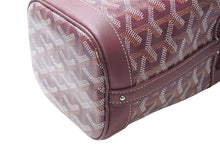 Load image into Gallery viewer, 新品未使用 GOYARD ゴヤール プチ フロ ミニバッグ 2WAYバッグ PEFLOTMINTY33CL33P バーガンディ PVC レザー シルバー金具 中古 4b012868
