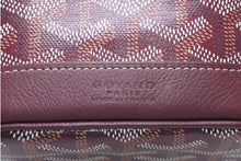 Load image into Gallery viewer, 新品未使用 GOYARD ゴヤール プチ フロ ミニバッグ 2WAYバッグ PEFLOTMINTY33CL33P バーガンディ PVC レザー シルバー金具 中古 4b012868