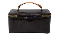 Load image into Gallery viewer, 新品同様 LOUIS VUITTON ルイヴィトン ジュエルケース モノグラム ヴェルニ アマラント M91272 ブラウン ジュエリーボックス 中古 4b012850