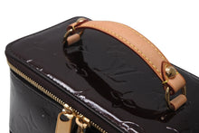 Load image into Gallery viewer, 新品同様 LOUIS VUITTON ルイヴィトン ジュエルケース モノグラム ヴェルニ アマラント M91272 ブラウン ジュエリーボックス 中古 4b012850